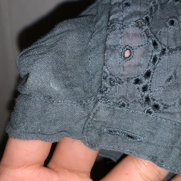 COPY - Free People Green Blouse - Picture 6 of 7